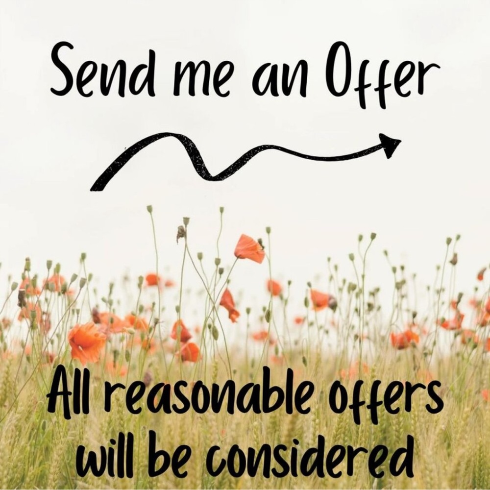 All reasonable offers accepted!